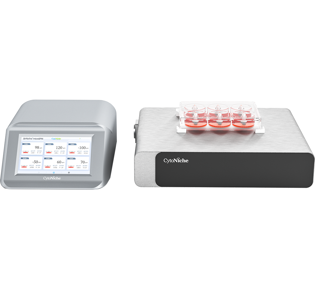 3D FloTrix® microSPIN 6-channel micro-bioreactor
